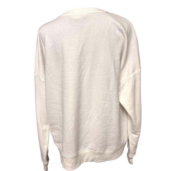 Cupcakes and Cashmere XOXO Cream Sweatshirt Cozy Casual Pullover S - Picture 4 of 6